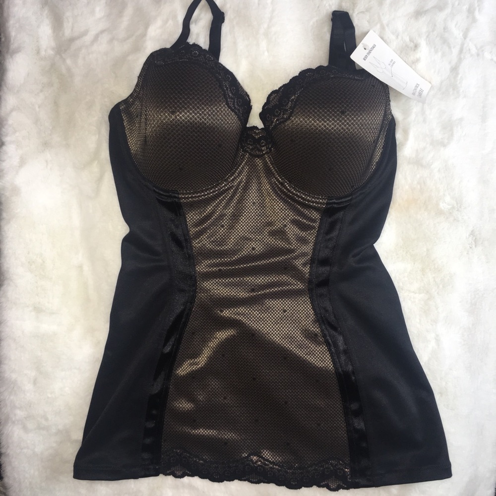 Sexy Firm Control Camisole Black Lace